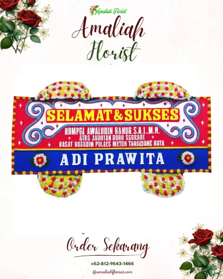 Papan Bunga Ucapan Selamat Sidoharjo